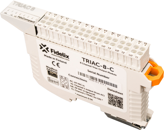 Picture of Fidelix FdxCompact 8 Channel Analogue Output Module - TRIAC-8-C